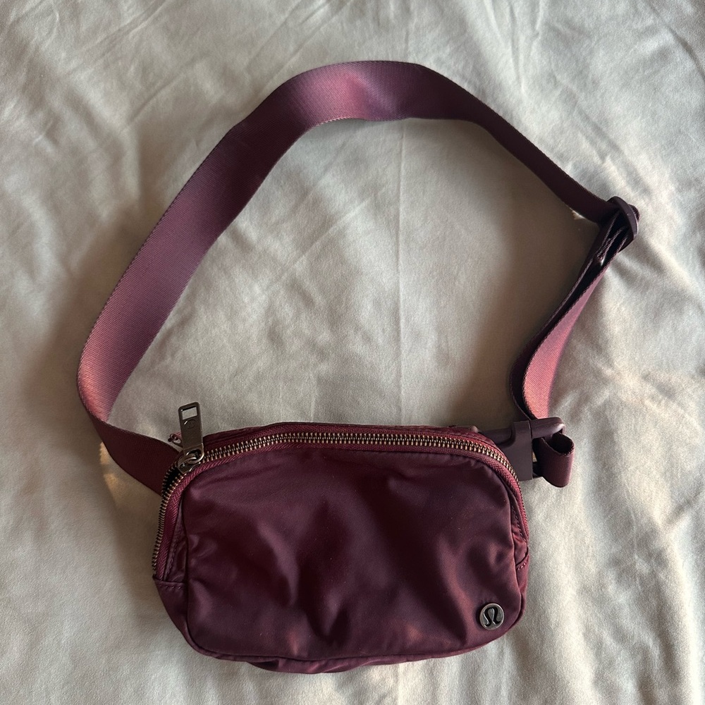 Lululemon Maroon Everywhere Belt Bag
